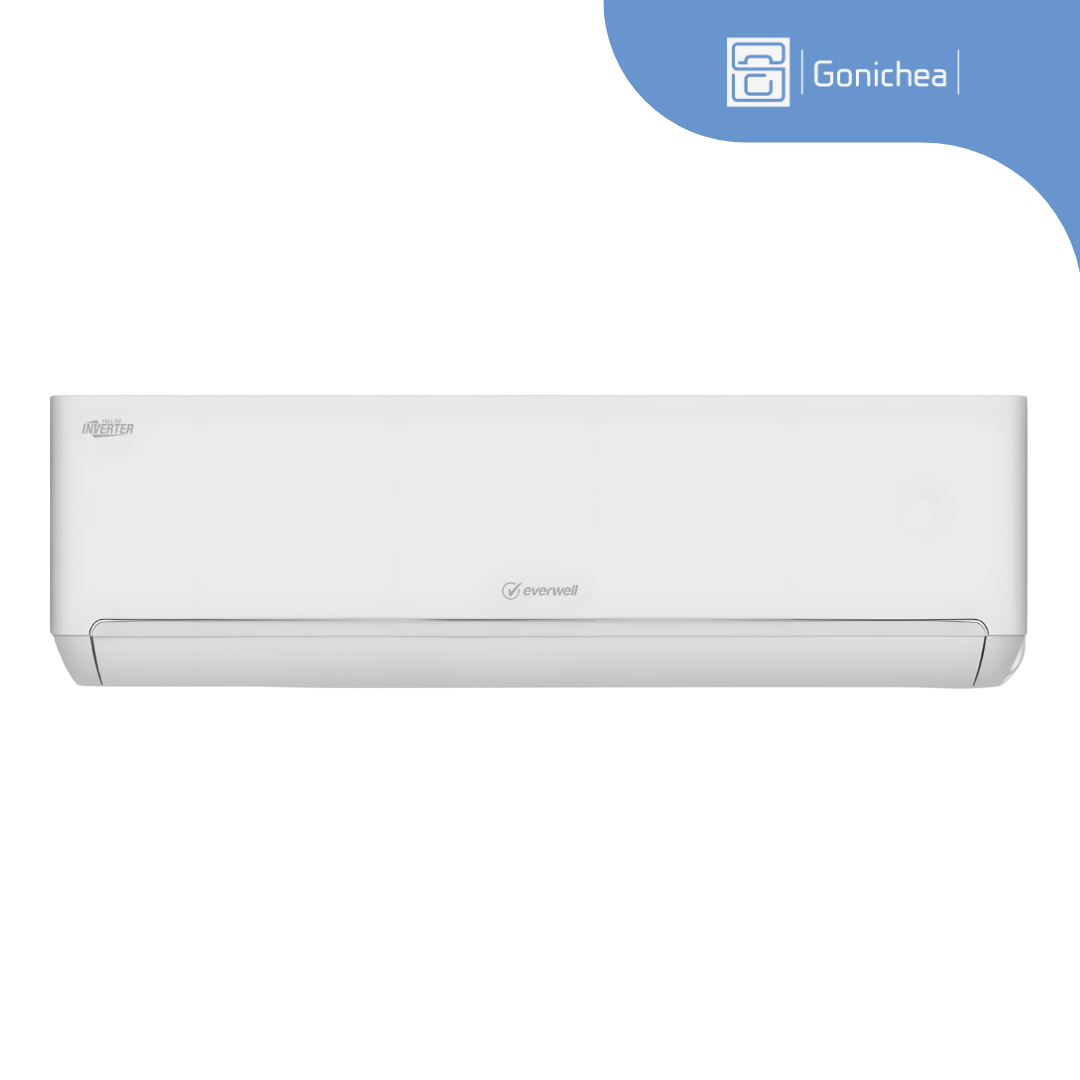 Everwell® 23,000 BTU 20 SEER2 Ductless Mini-Split Inverter Air Conditioner Heat Pump System Full Set 220V.