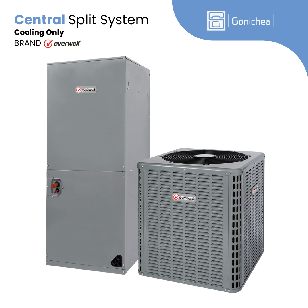 Everwell® 3.0 TON 14.3 SEER2 Ducted Central Split Air Conditioner System Only Cold
