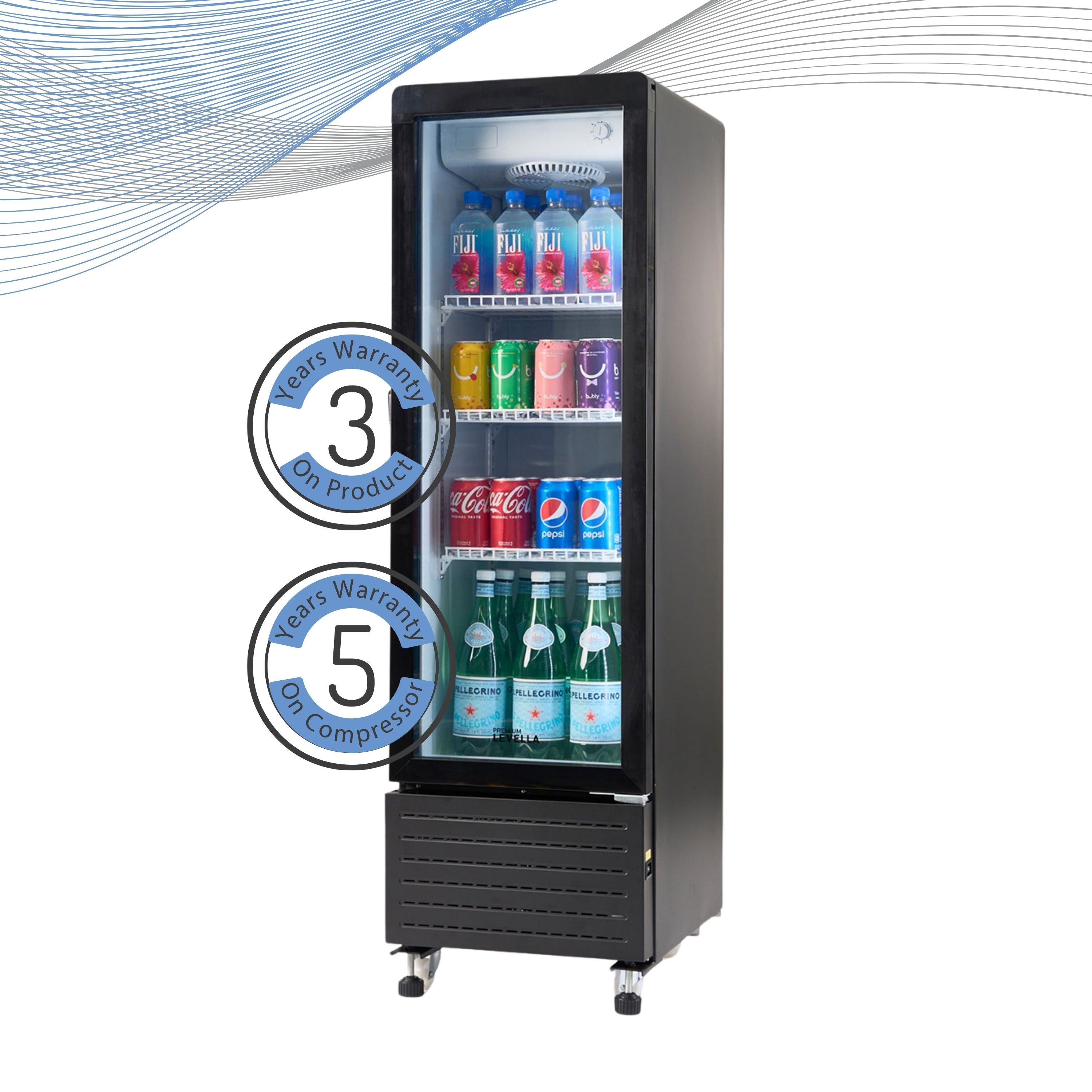 Premium Lavella® 4.9 Cu. Ft. Single Door Display Refrigerator.