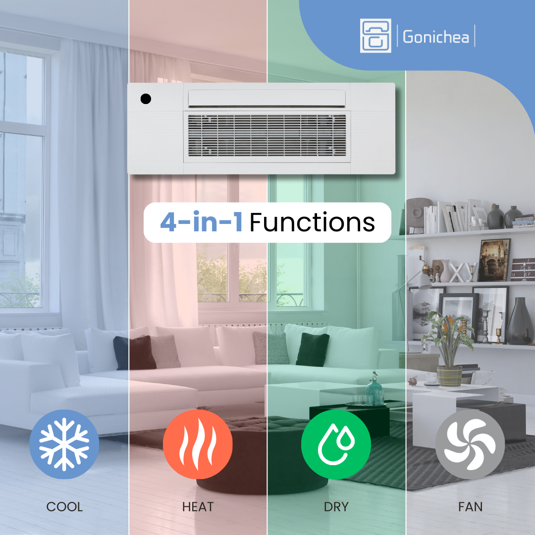 Sistema completo de aire acondicionado con bomba de calor Inverter mini-split sin ductos Premium Levella® de 12,000 BTU y 21.4 SEER2, 230 V. Incluye WIFI.