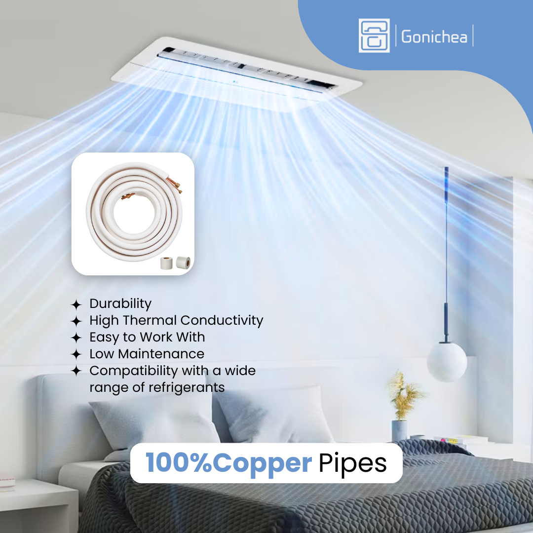 Sistema completo de aire acondicionado con bomba de calor Inverter mini-split sin ductos Premium Levella® de 12,000 BTU y 21.4 SEER2, 230 V. Incluye WIFI.