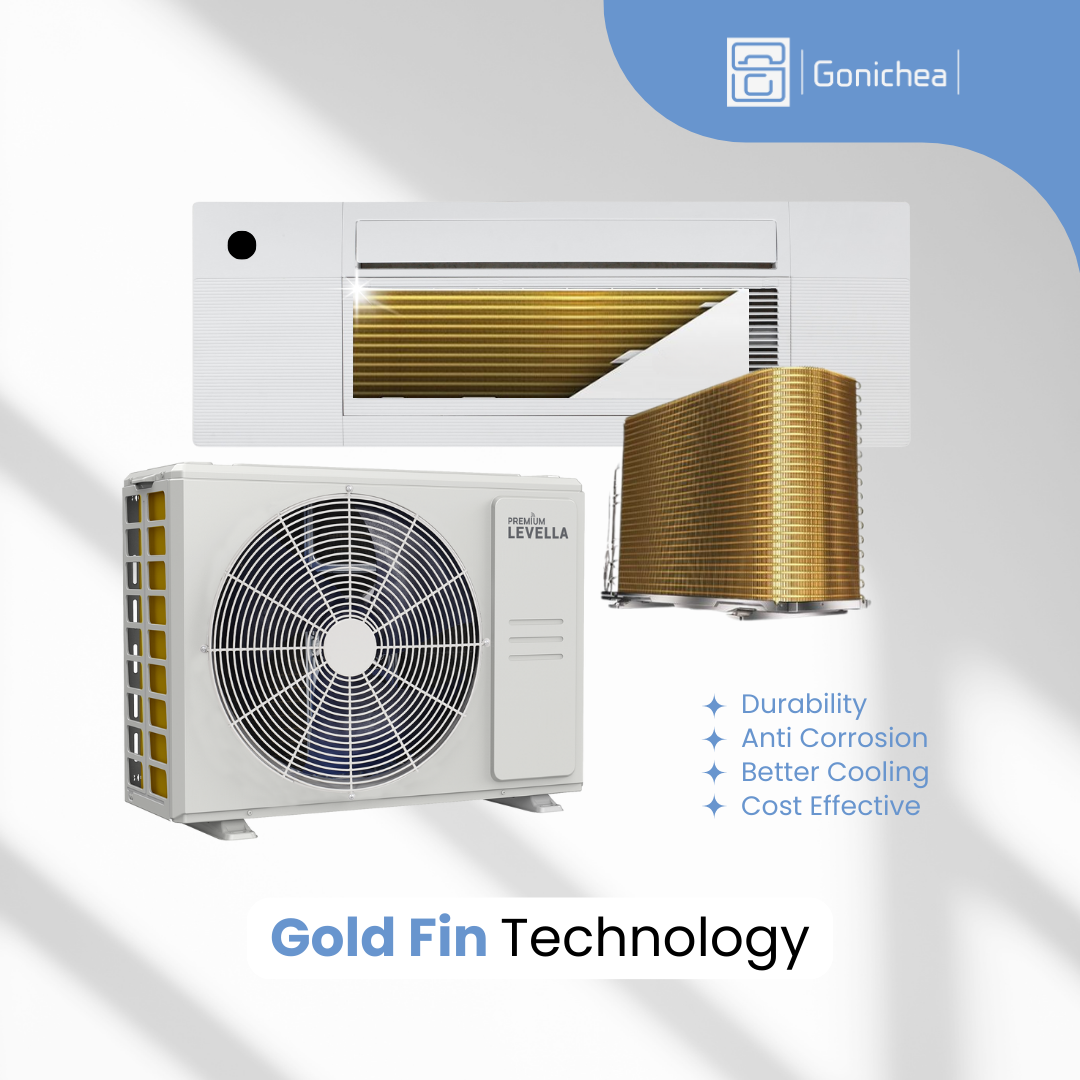 Sistema completo de aire acondicionado con bomba de calor Inverter mini-split sin ductos Premium Levella® de 12,000 BTU y 21.4 SEER2, 230 V. Incluye WIFI.