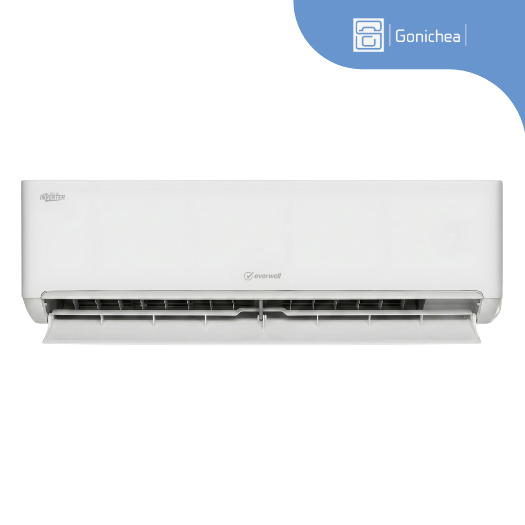 Everwell® 23,000 BTU 20 SEER2 Ductless Mini-Split Inverter Air Conditioner Heat Pump System Full Set 220V.