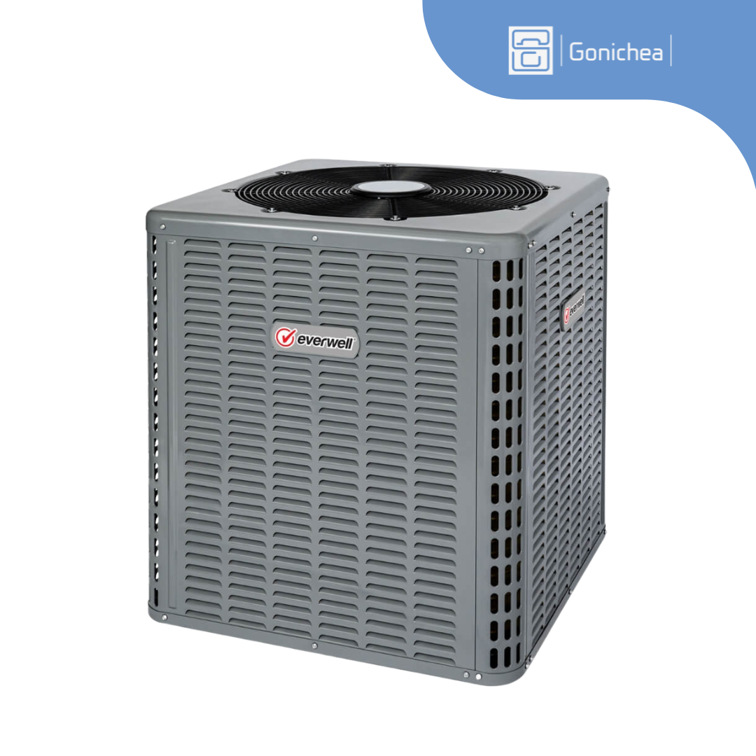 Everwell® 3.5 TON 14.3 SEER2 Ducted Central Split Air Conditioner Heat Pump System.