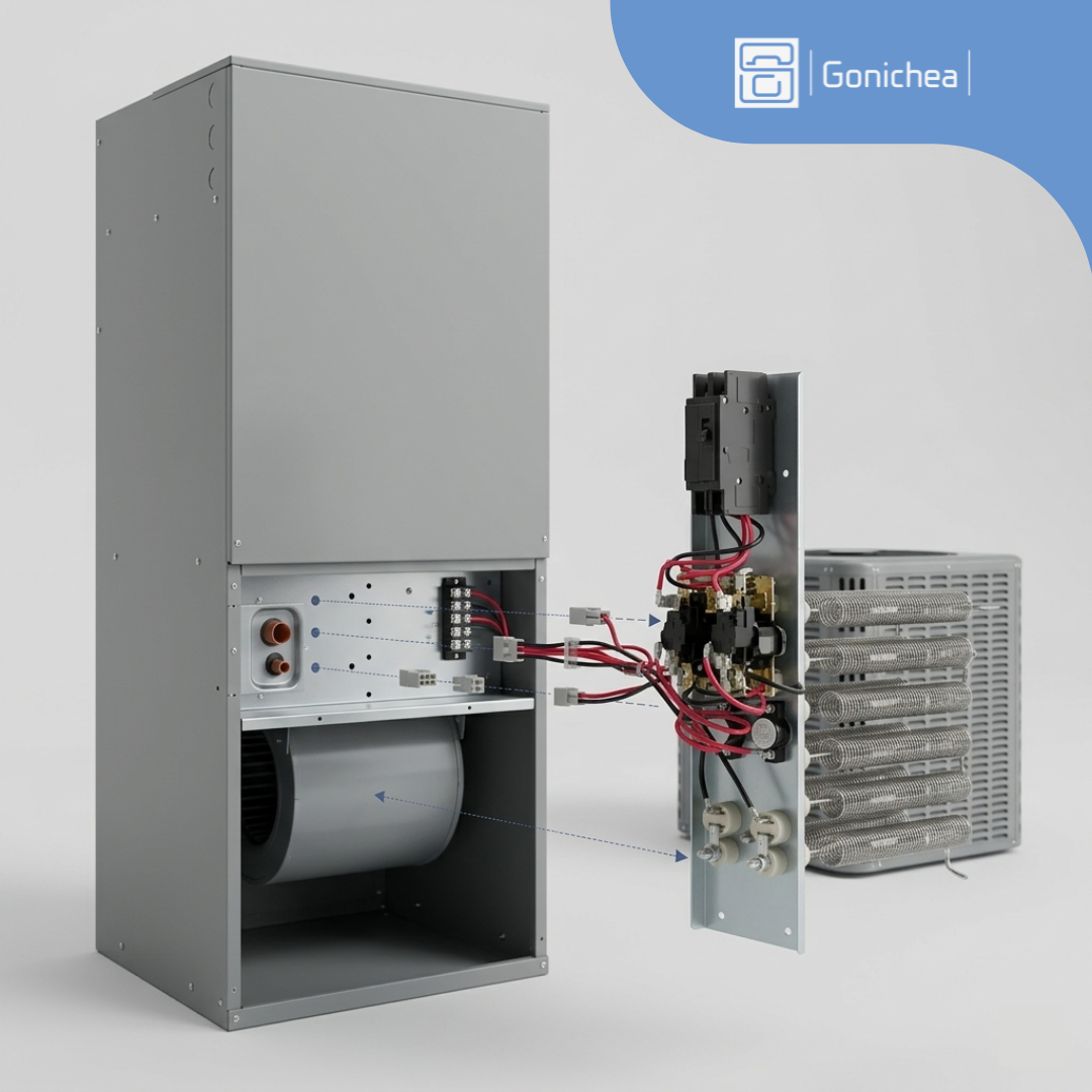 AIR CONDITIONER HEATER WITH CIRCUIT BREAKER FROM 5.0KW TO 10KW 208-220V/1PH/60HZ