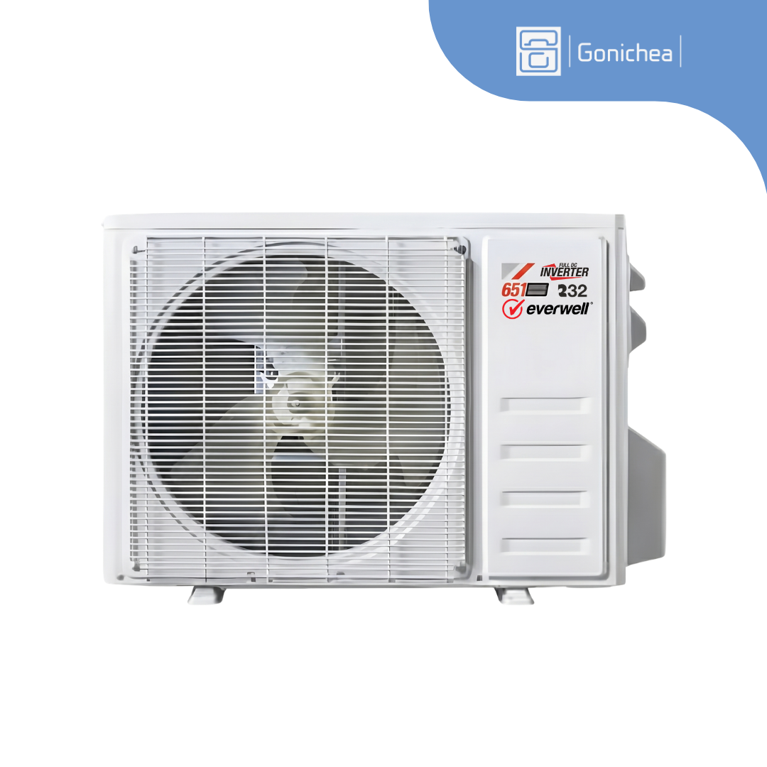 Aire acondicionado minisplit inversor Premium Levella® de 12 000 BTU, 16 SEER2, sin ductos, solo sistema de frío, conjunto completo de 115 V. WIFI incluido.