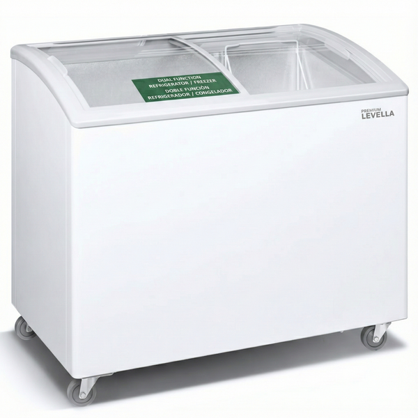Premium Levella® 5.9 cu ft Display Freezer/Refrigerator with Double Cu
