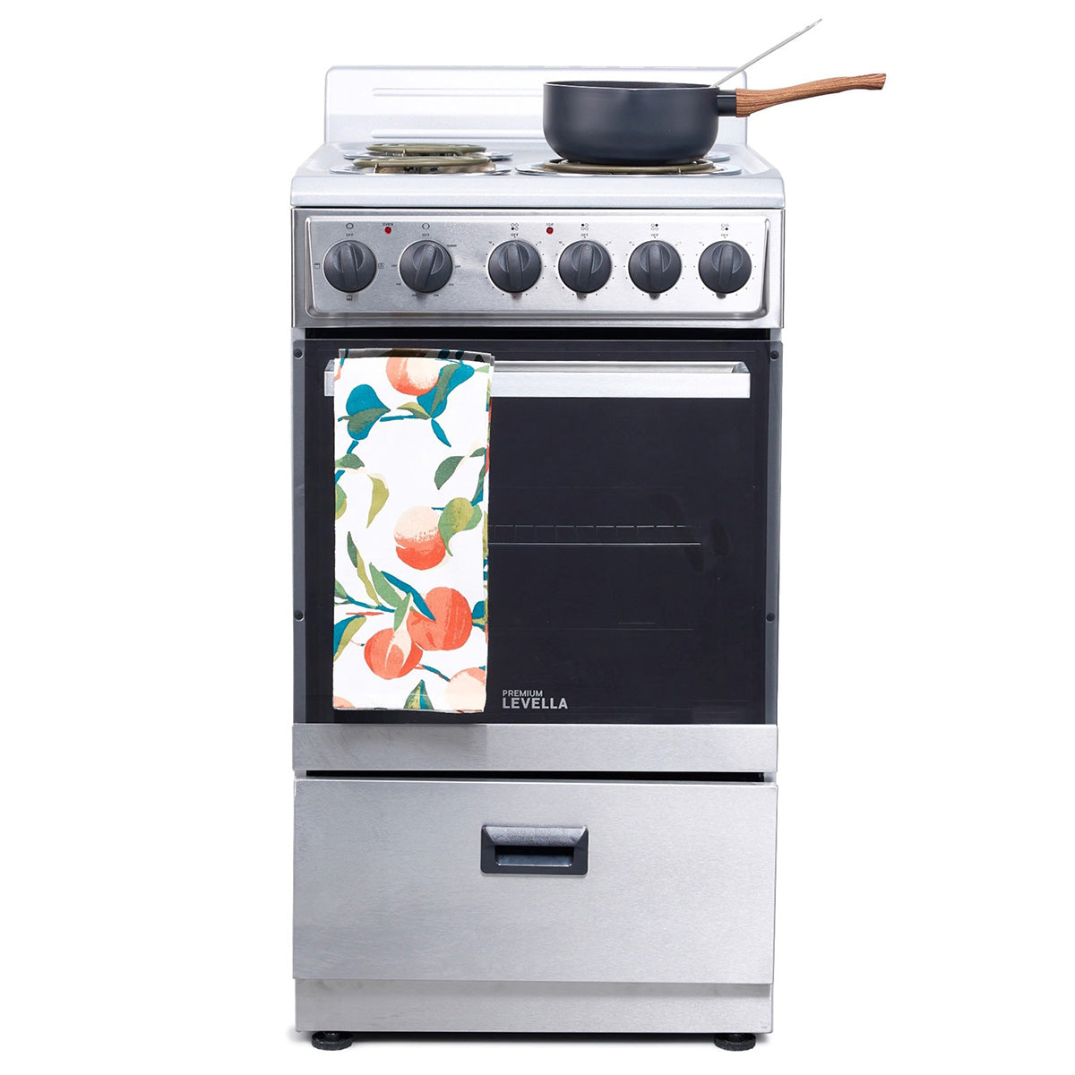 Premium Levella 24″ 4 Burners Freestanding Electric Stove