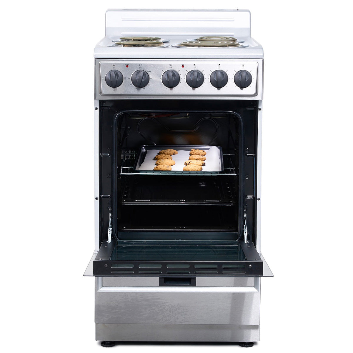 Premium Levella 24″ 4 Burners Freestanding Electric Stove