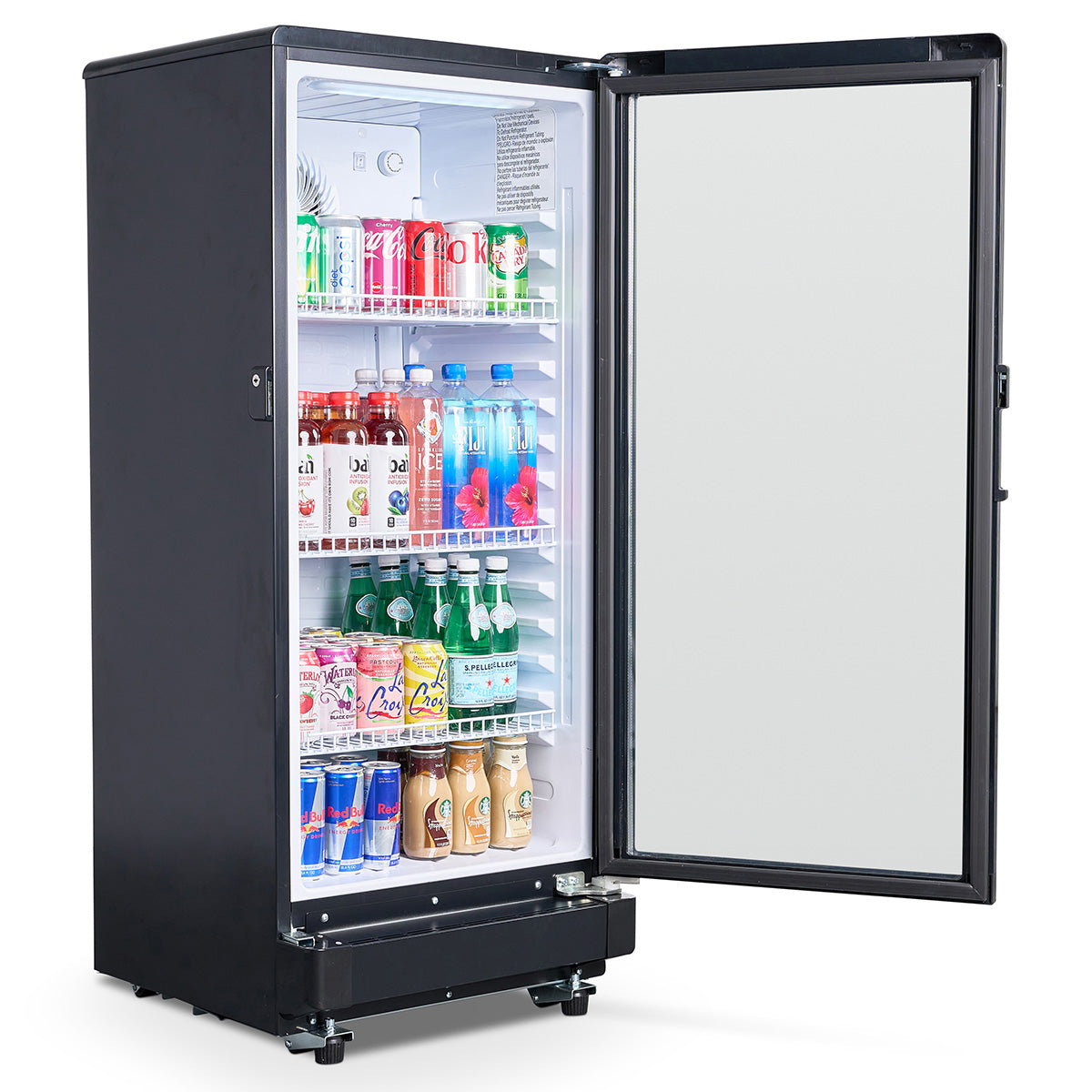 Premium Levella® 6.0 Cu. Ft. Single Glass Door Upright Display Refrige