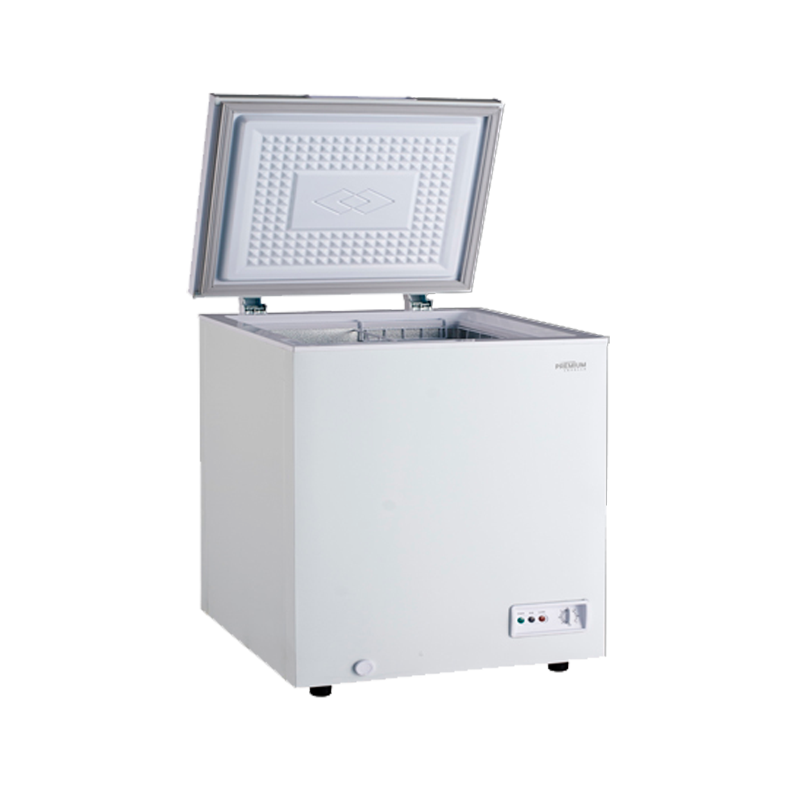 Premium Levella® 5.0 Cu. Ft. New White Chest Freezer. Adjustable Temperature Control