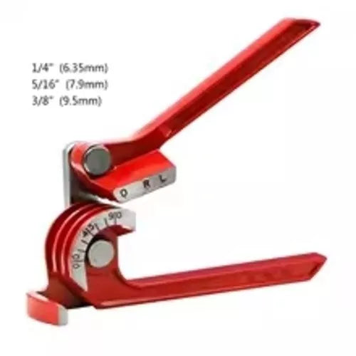Dobladora de tubos 180º, 3 en 1, cuerpo de aleación de aluminio, tubos de diámetro exterior de 1/4", 5/16" y 3/8"