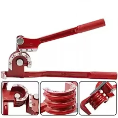 Tube Bender 180º, 3 in 1 Aluminum Alloy Body OD Tubing  1/4" 5/16" & 3/8"